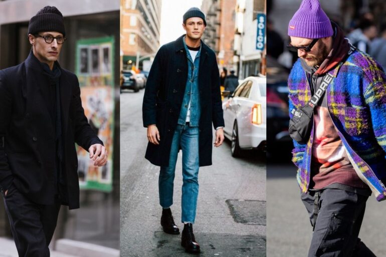 how to wear a beanie for men