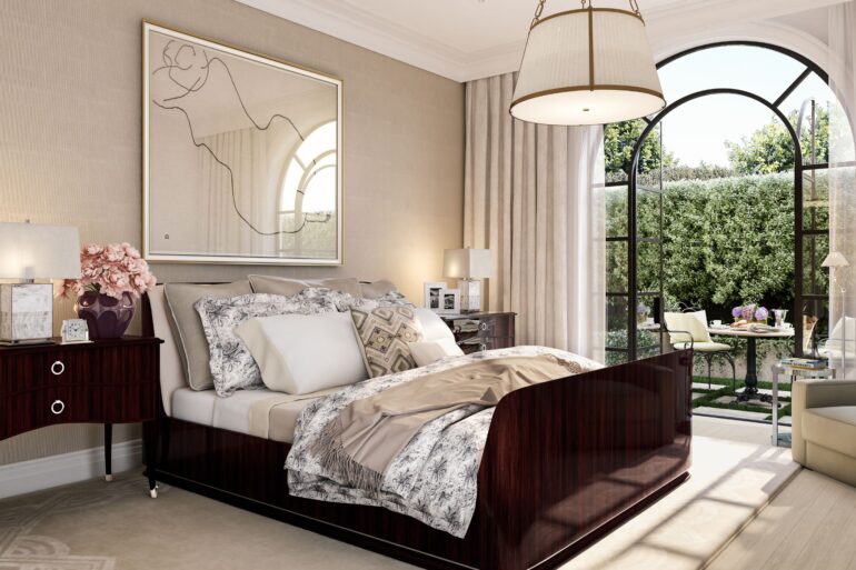 Fifty Two Black bedroom