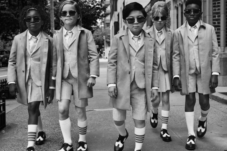 Thom Browne Childrenswear Campaign Starring Alan Kim