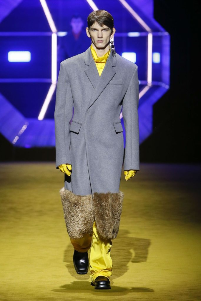 Prada Fall 2022 Menswear Enlists Kyle Maclachlan & Jeff Goldblum To Model A New Take On Blue Collar Workwear