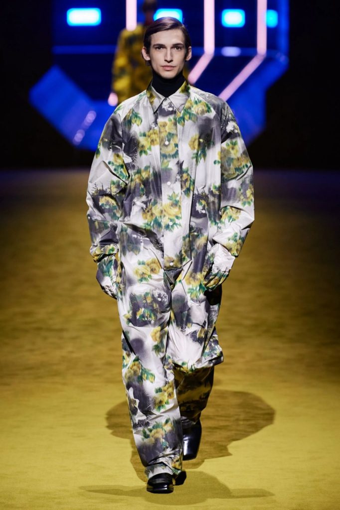 Prada Fall 2022 Menswear Enlists Kyle Maclachlan & Jeff Goldblum To Model A New Take On Blue Collar Workwear