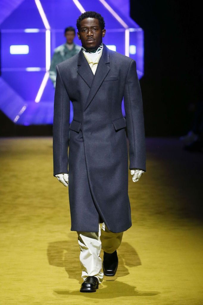Prada Fall 2022 Menswear Enlists Kyle Maclachlan & Jeff Goldblum To Model A New Take On Blue Collar Workwear