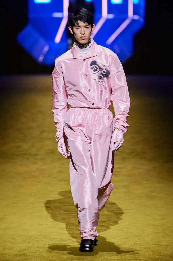 Prada Fall 2022 Menswear Enlists Kyle Maclachlan & Jeff Goldblum To Model A New Take On Blue Collar Workwear