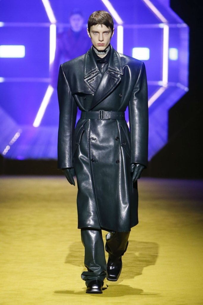 Prada Fall 2022 Menswear Enlists Kyle Maclachlan & Jeff Goldblum To Model A New Take On Blue Collar Workwear
