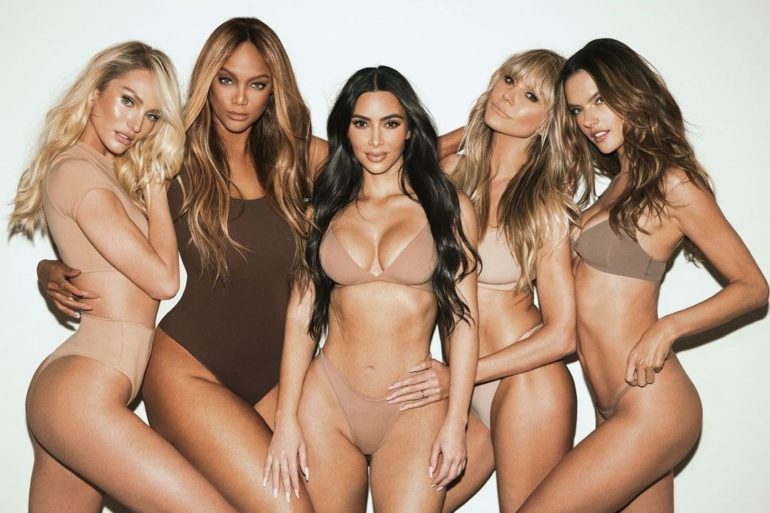 Kim Kardashian Enlists Retired Victoria’s Secret Angels For New SKIMS Campaign
