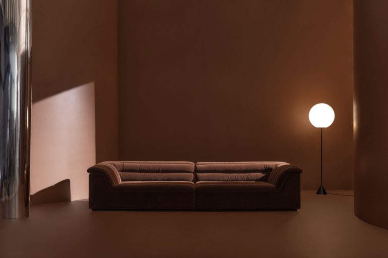 Sarah Ellison Teams Up With Pantone On A 70s Inspired Sofa