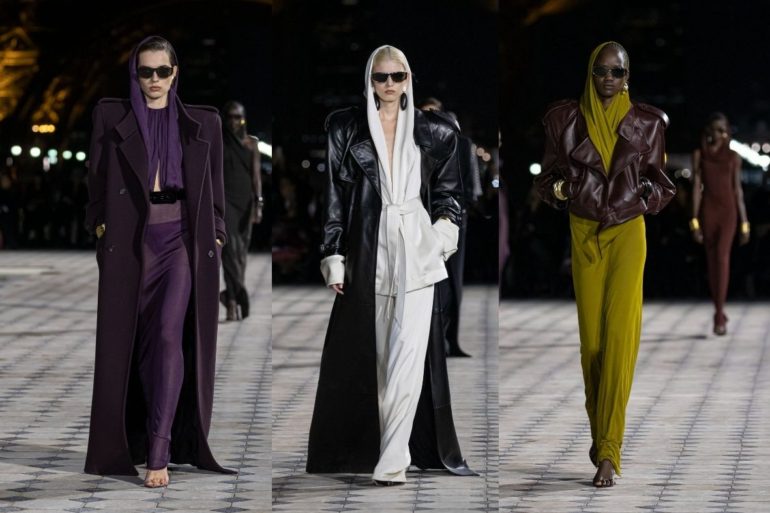 Saint Laurent SS23 Lets Parisian Opulence & Effortlessness Coexist In Harmony