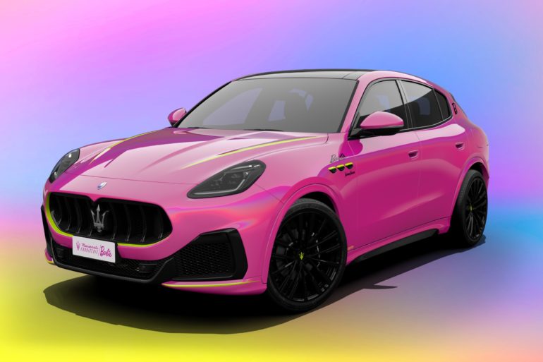 Barbie Revs Up With A Limited-Edition Pink Maserati Grecale