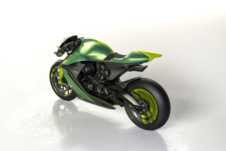 Aston Martin Halves The Wheels & Ramps Up The Power With Track-Only Superbike amb 100 pro