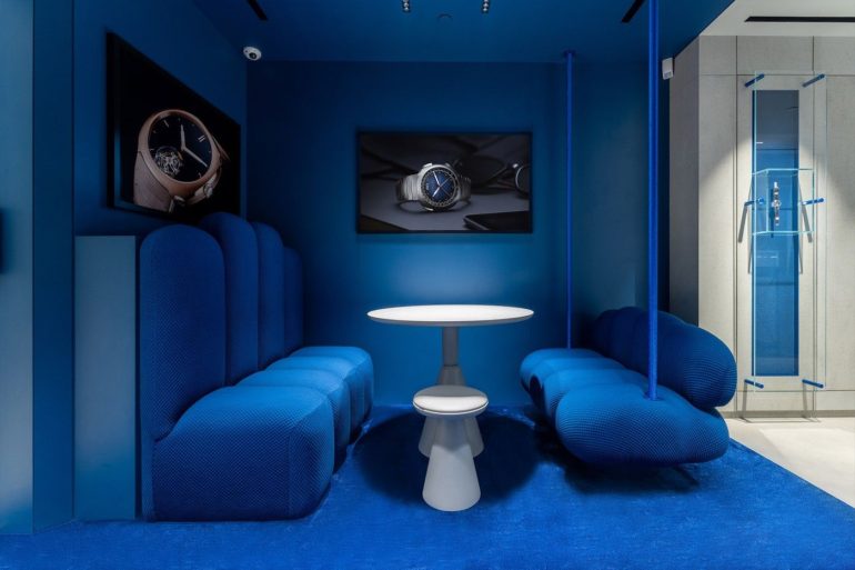 H. Moser & Cie. Employs Artful Colour Drenching For First Flagship Boutique