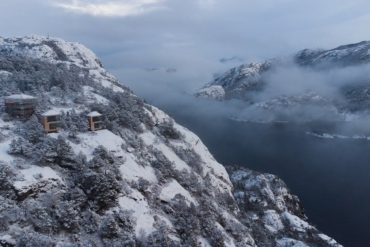 Snøhetta Cliffside Cabins Norway Lysefjorden