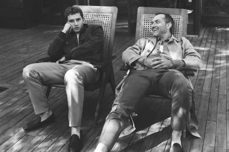 Jude & Raff Law Showcase Timeless Tailoring For Brioni SS23