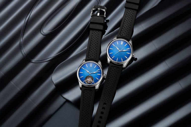 Go Small Or Go Home; H. Moser & Cie. Has Dropped Two 40mm Arctic Blue Pioneer Watches