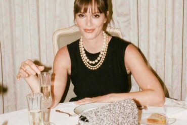 leighton meester Edie Parker x St. John Burn Bag campaign